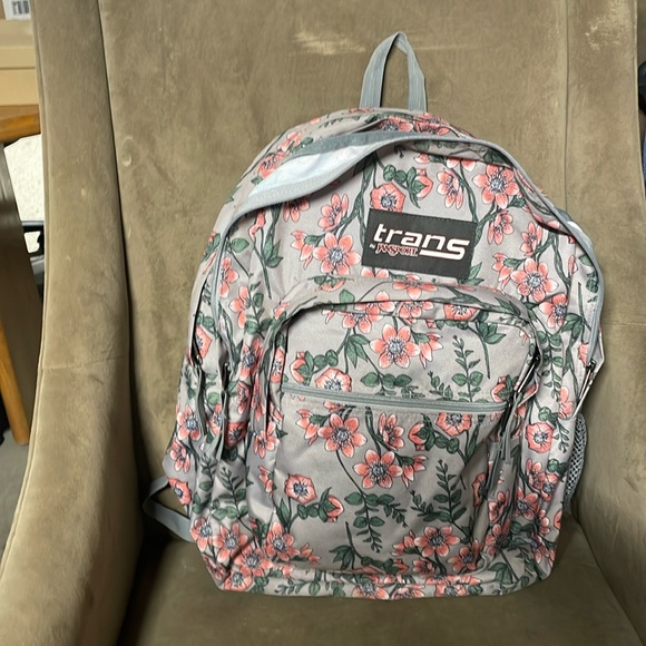 Trans by Jansport floral backpack! So cute, in great shape. - Picture 1 of 5